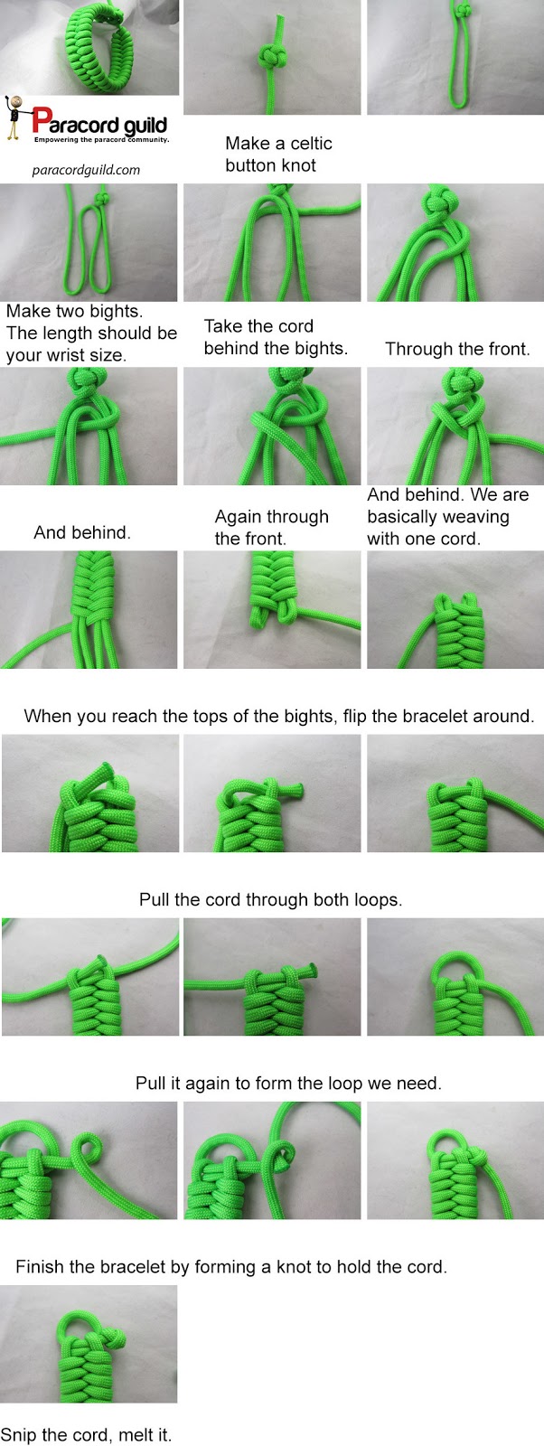 Особенности плетения браслетов из шнура для начинающих